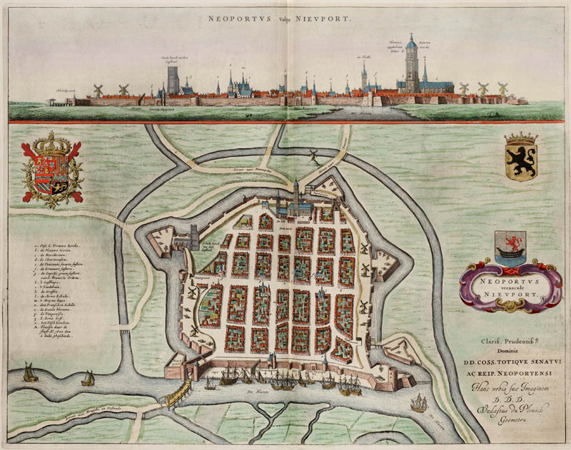 Nieuwpoort 1649 Blaeu